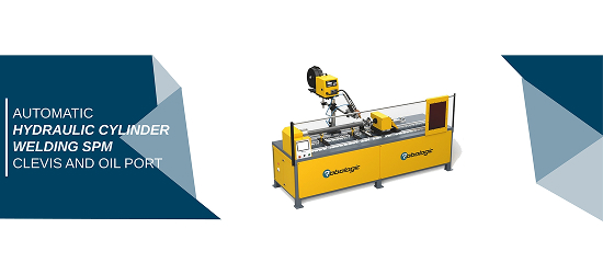 Automatic Hydraulic Cylinder Welding Spm Clevis And Oil Port
